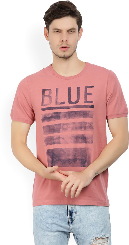 jack and jones pink t shirt