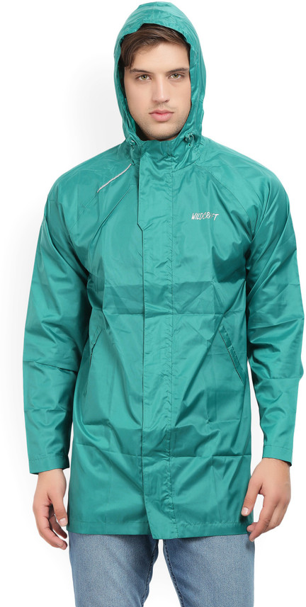 Wildcraft Solid Men Raincoat - Buy Blue 