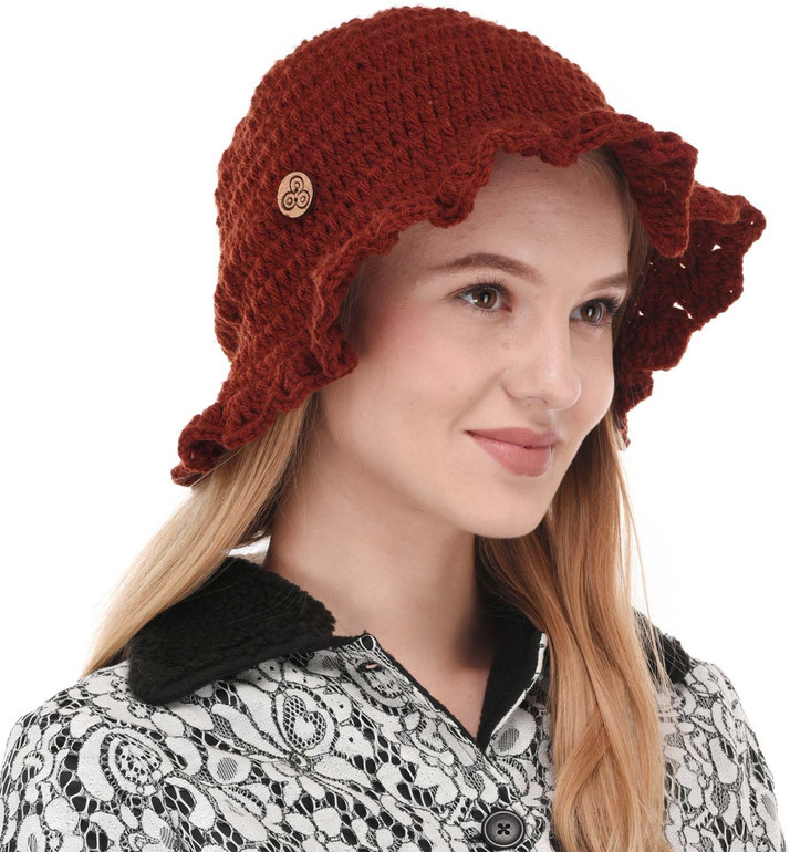 VR Designers Embroidered Woolen Hat Cap 