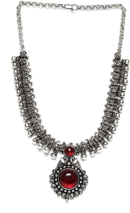 oxidised necklace flipkart