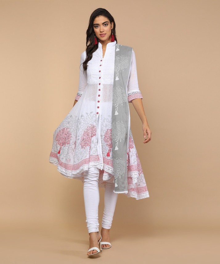 grey leggings and dupatta