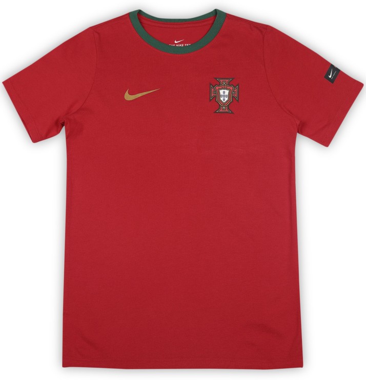 red and green nike shirt