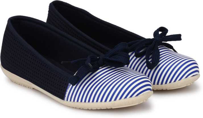Alexastar Flat Belly Shoes Comfortable Slip On Pointed Toe Girls