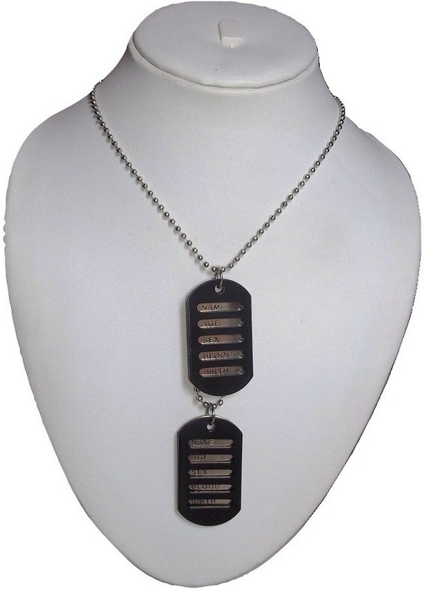 Flipkart Dog Tag Locket Necklace RVM Jewels Male Cool XMen