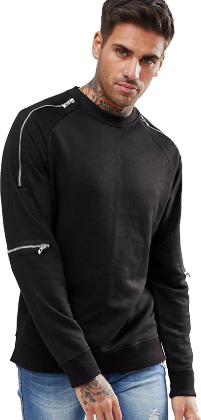Full Sleeve Solid Men Sweatshirt 