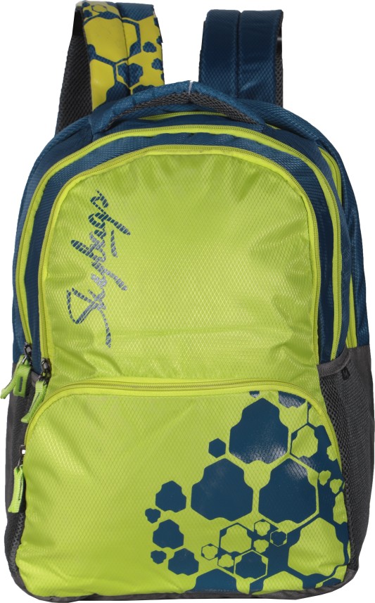 lime green backpack