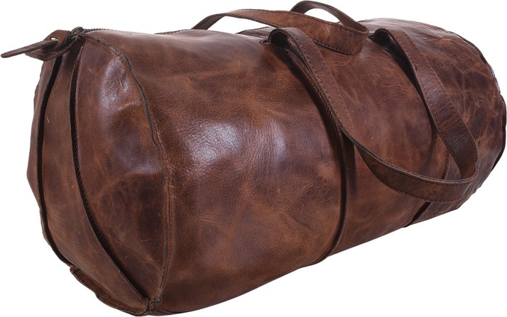 buffalo leather duffle