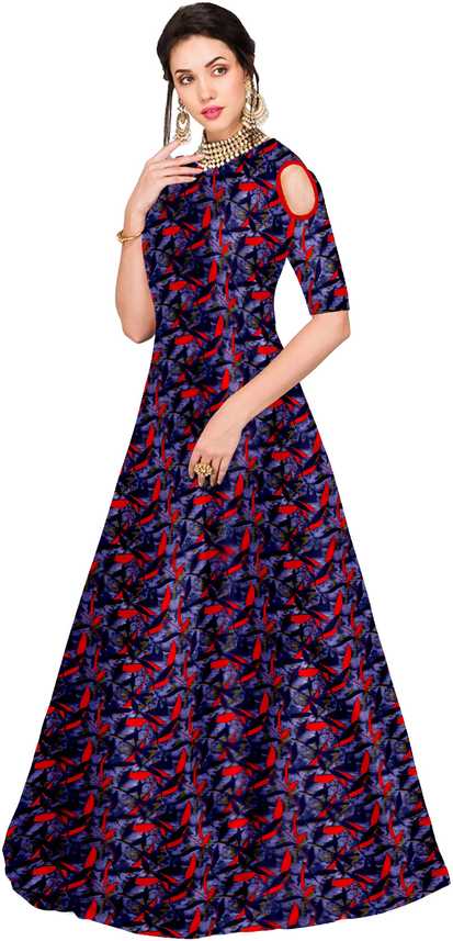 Aika Flared A Line Gown Price In India Buy Aika Flared A Line Gown Online At Flipkart Com