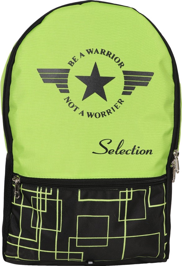 boys green backpack