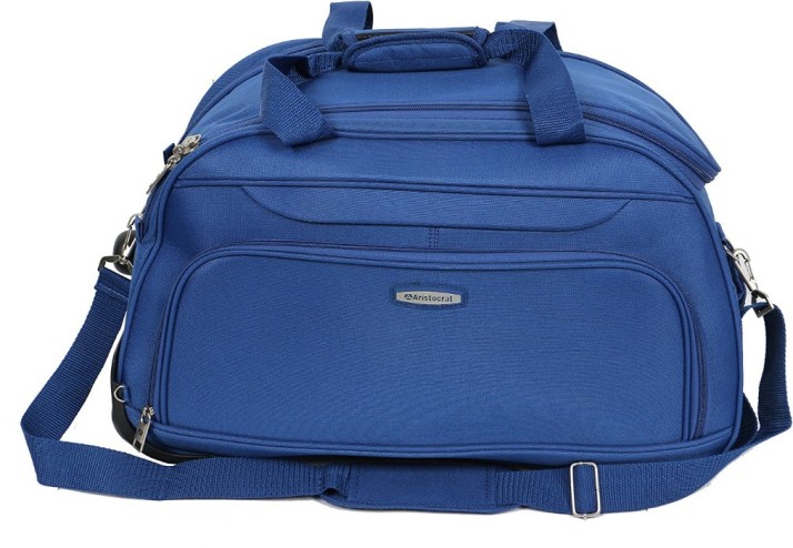 aristocrat travel trolly bag 55 cm duffle on wheels