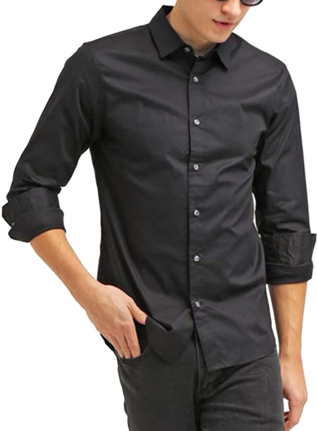 black shirt formal wear