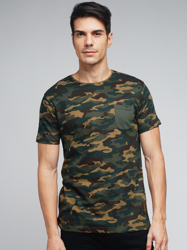 camouflage t shirt flipkart