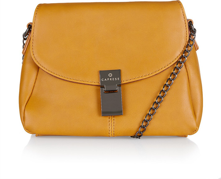 caprese yellow sling bag