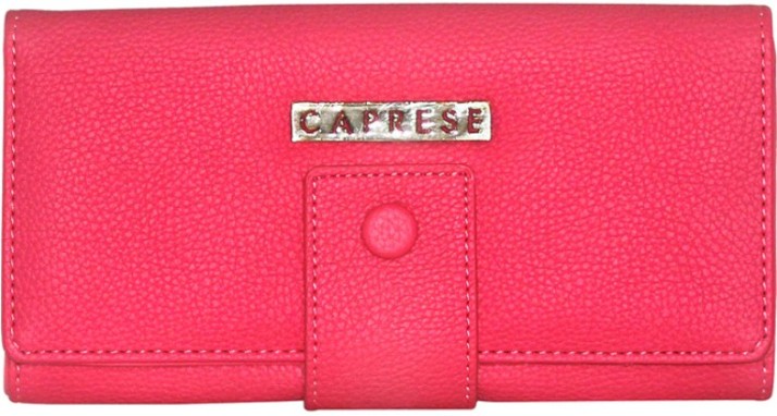 caprese pink wallet