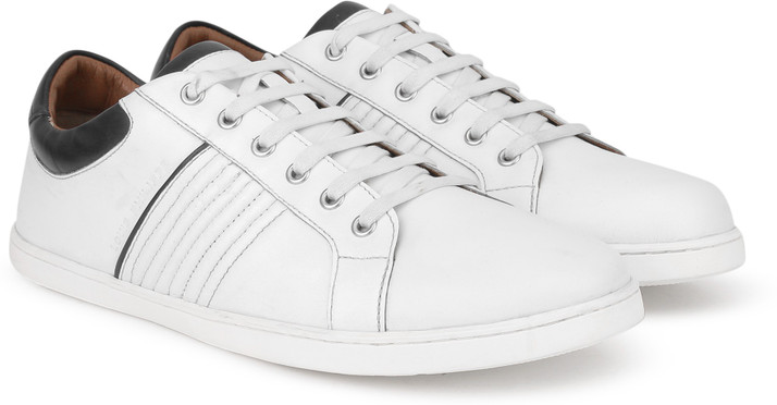 louis philippe white sneakers