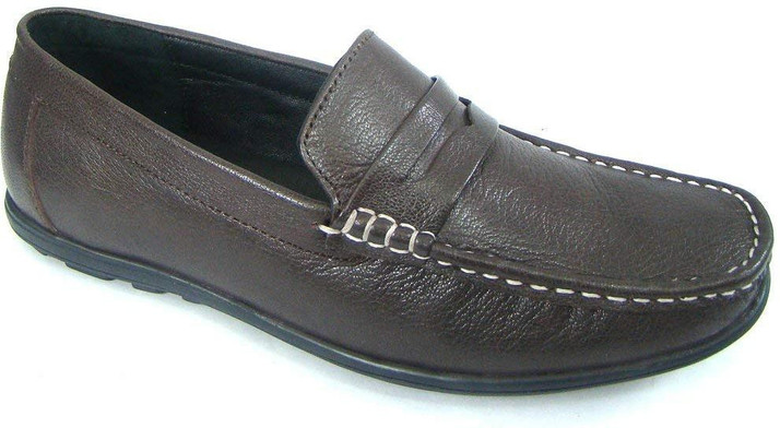 black soft leather loafers mens