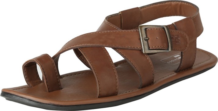 Peter England Men Brown Sandals - Buy 