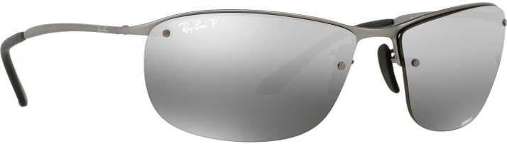 Buy Ray Ban Rectangular Sunglasses Silver For Men Online Best Prices In India Flipkart Com