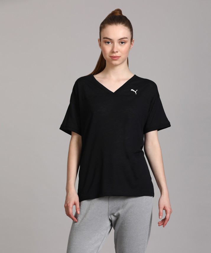 puma v neck t shirt womens