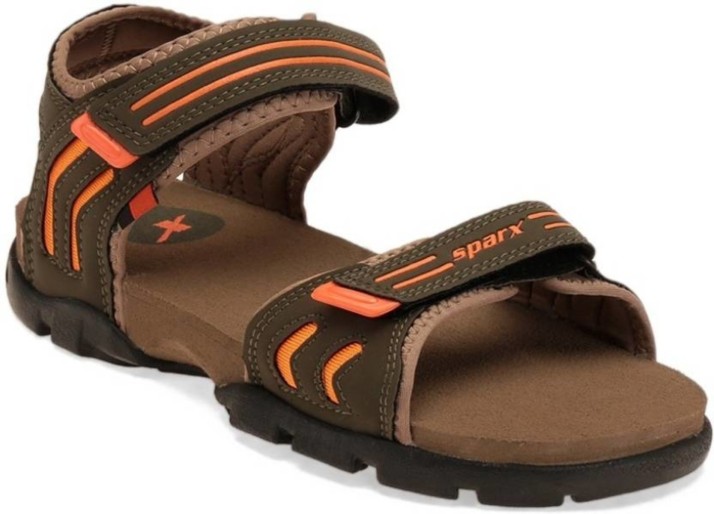 Sparx Men Olive Sports Sandals - Buy 