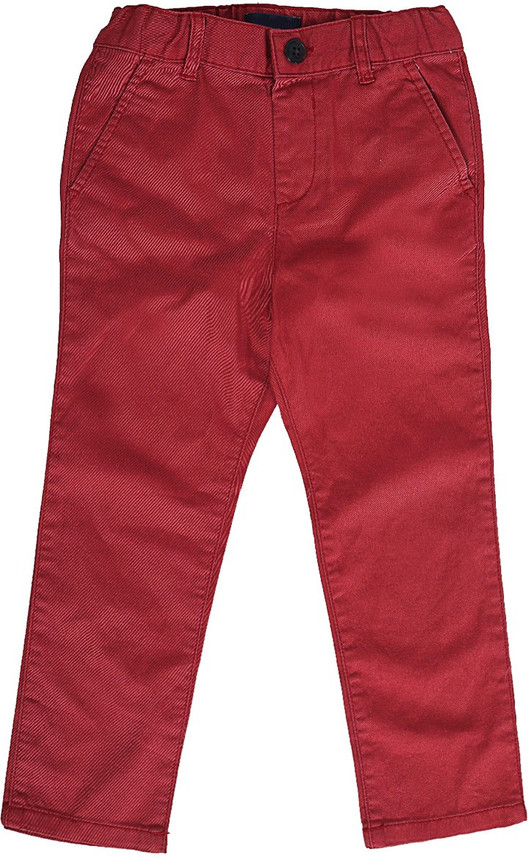 baby boy red jeans