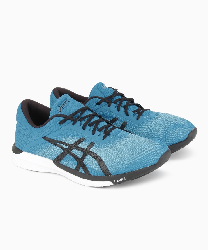 asics fuzex rush blue running shoes