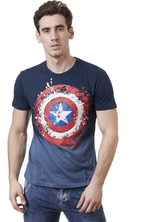 captain america t shirt mens