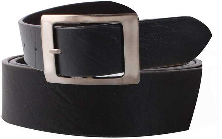 Jeans Mantra Men Casual Black Genuine Leather Belt Black Price
