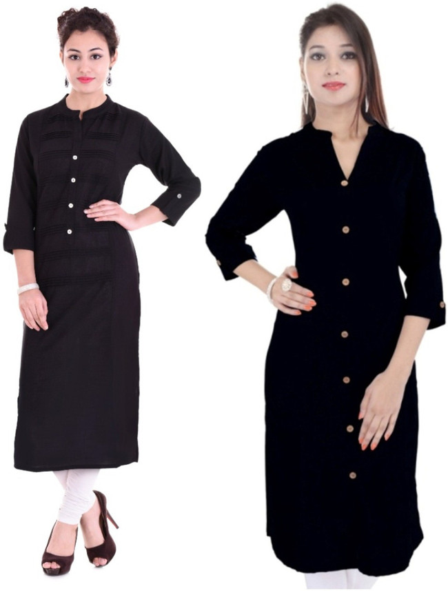 Black kurti in flipkart Clearance