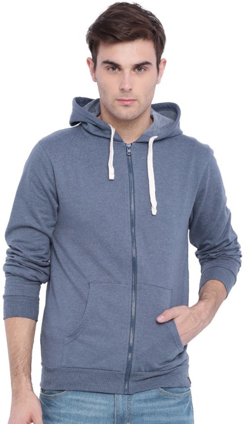 campus sutra full sleeve solid men's sweatshirt