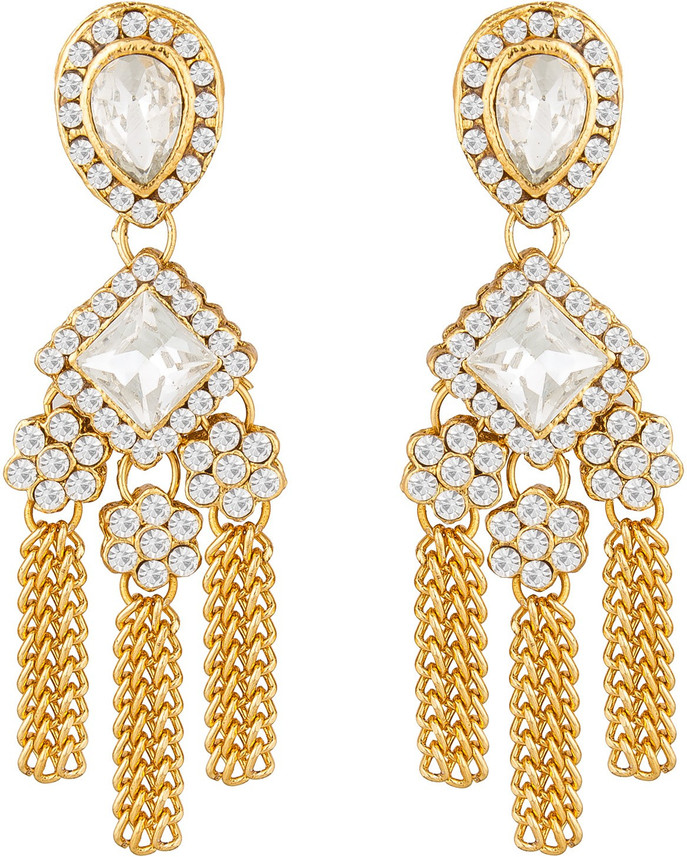 long chain tassel earrings