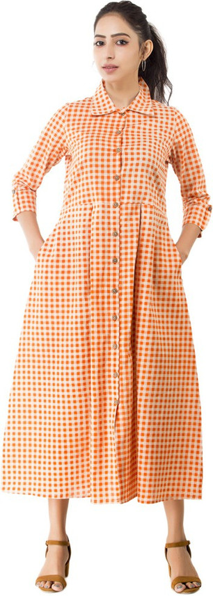 The Attire Factory Women Checkered 