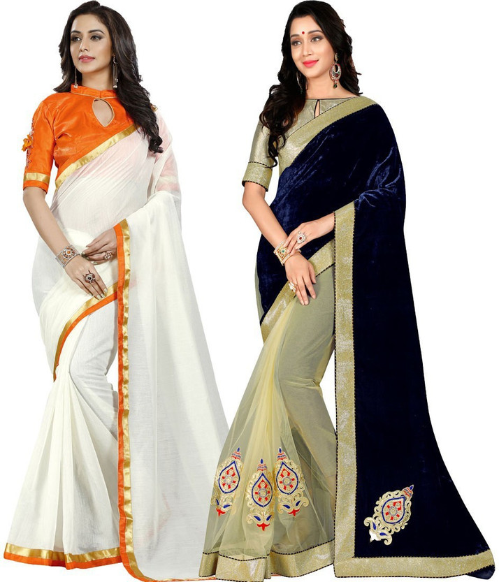 velvet saree flipkart