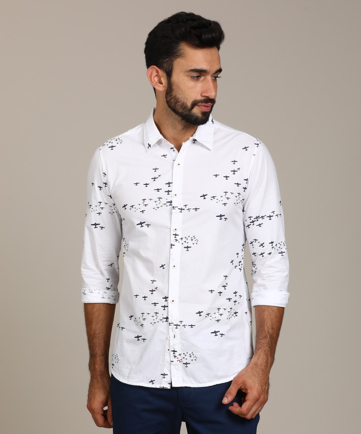 spykar printed shirts