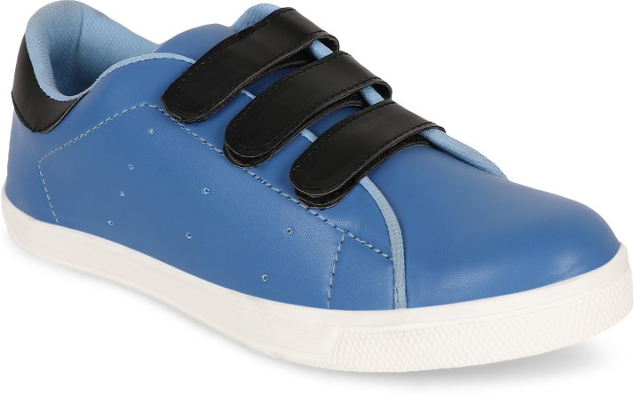 CLOSHO Blue Velcro Shoes Sneakers For 