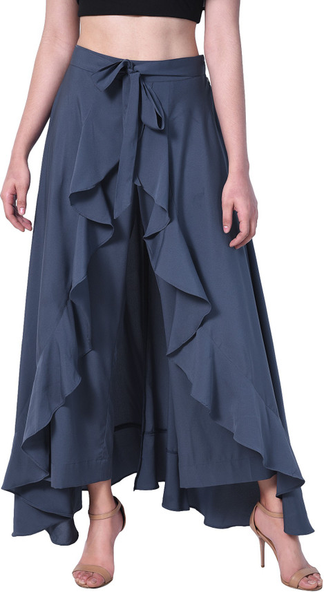 ruffle palazzo skirt india