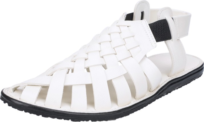 white color sandals for mens