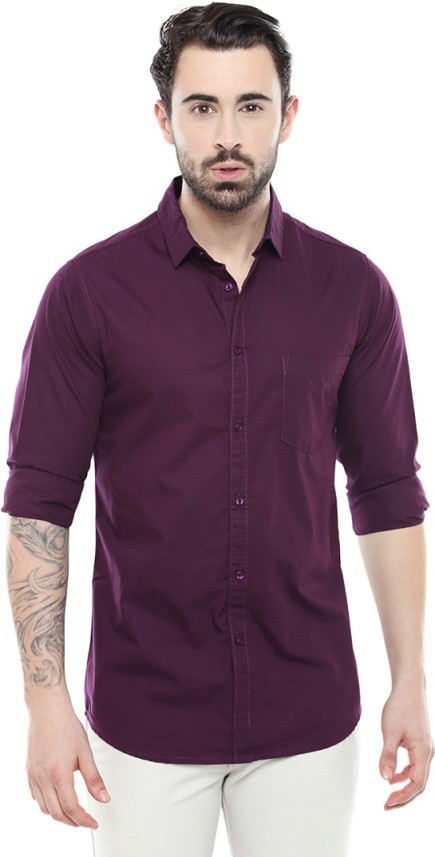 purple shirt mens