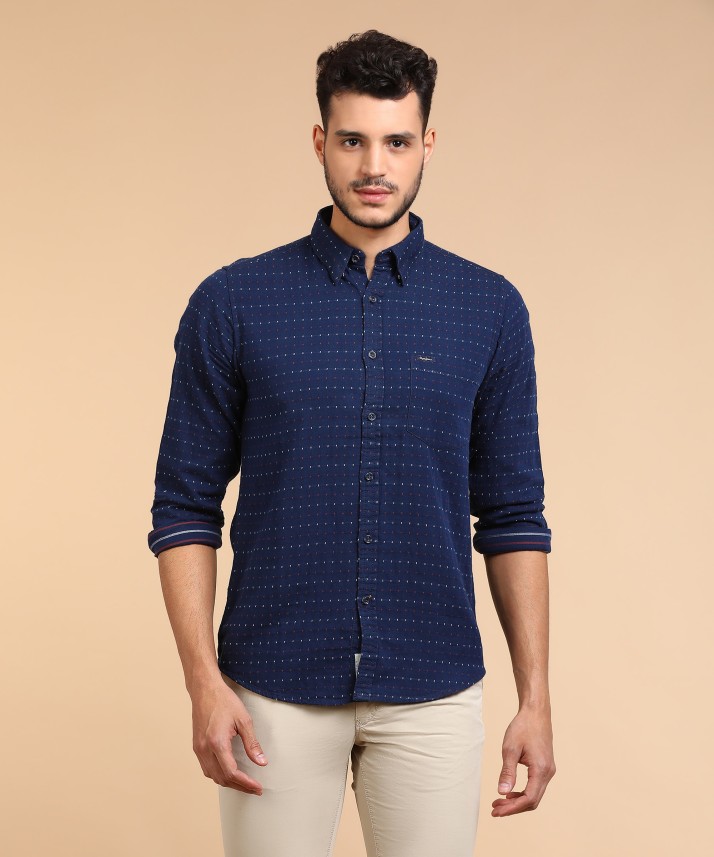 Navy blue shirt with jeans | Dresses Images 2022