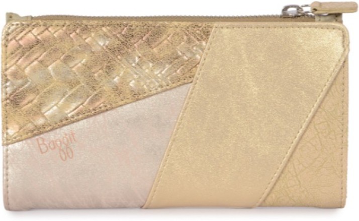 baggit golden clutch