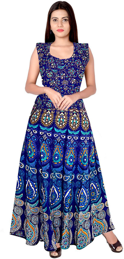 jwf women's maxi blue dress
