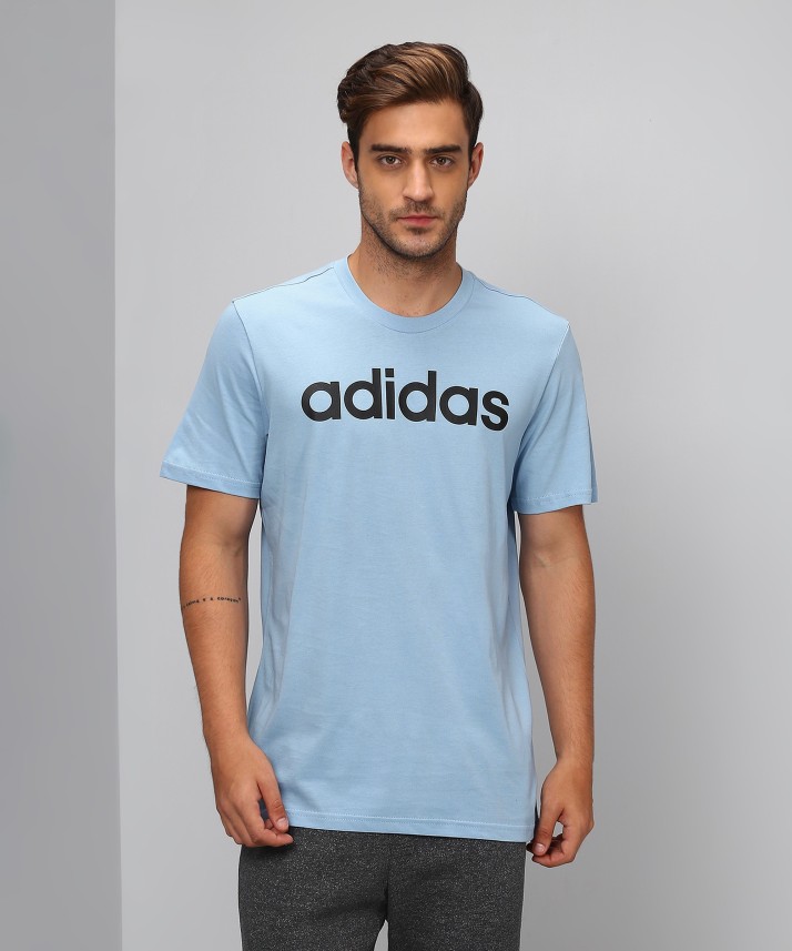 blue adidas shirt mens