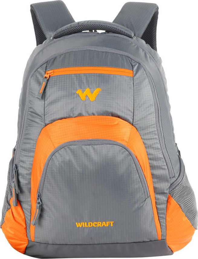wildcraft orange backpack