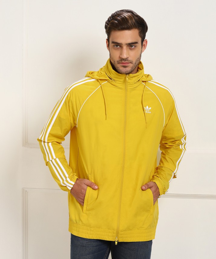 adidas yellow jacket mens
