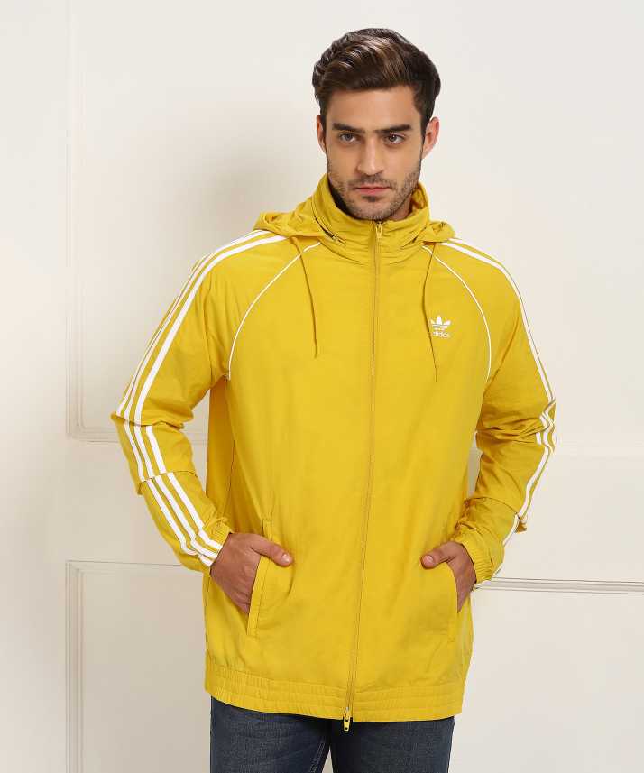 ADIDAS ORIGINALS Full Sleeve Solid Men Sports Jacket - Buy yellow ADIDAS ORIGINALS Full Sleeve Solid Men Sports Jacket Online at Best Prices in India | Flipkart.com