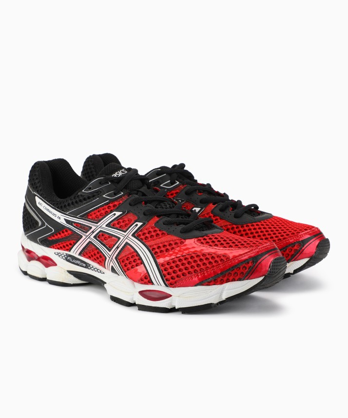 asics gel cumulus 16 mens red