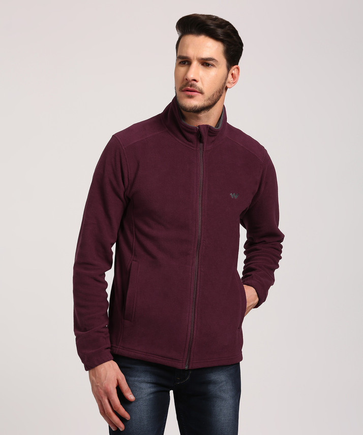 wildcraft full sleeve solid men's sweatshirt