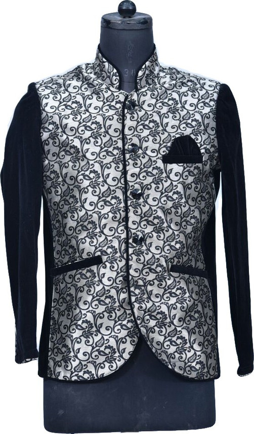 printed half jacket mens