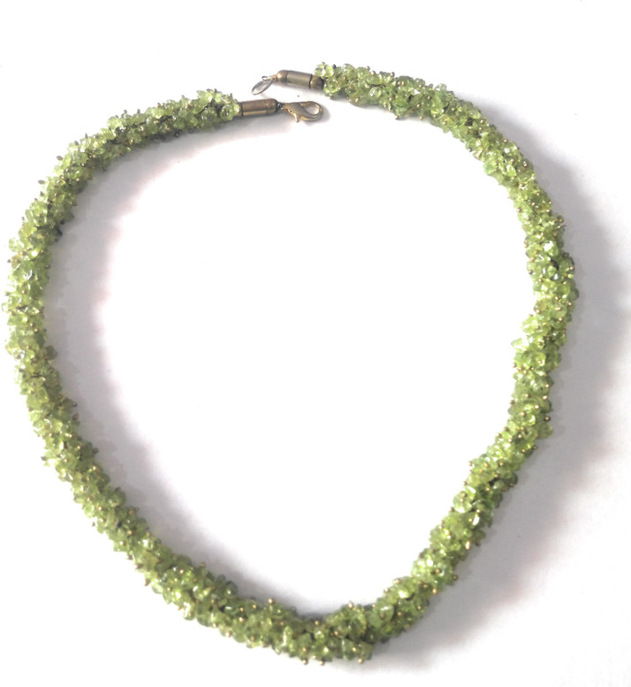 athizay Stone choker Necklace green 