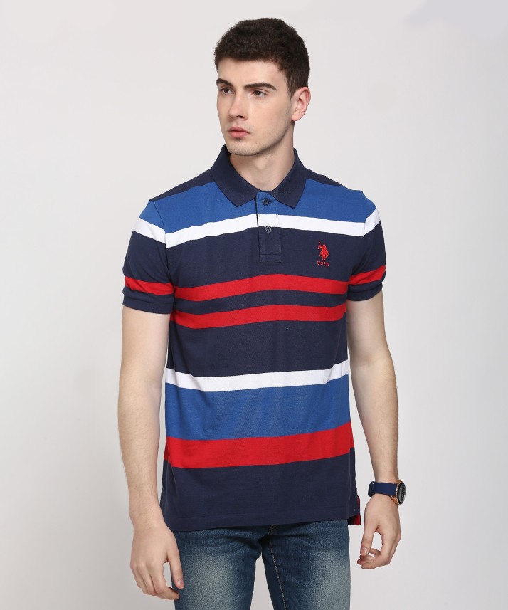 uspa striped shirt